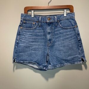 Madewell Women's Relaxed Mid-Length Denim Jean Shorts